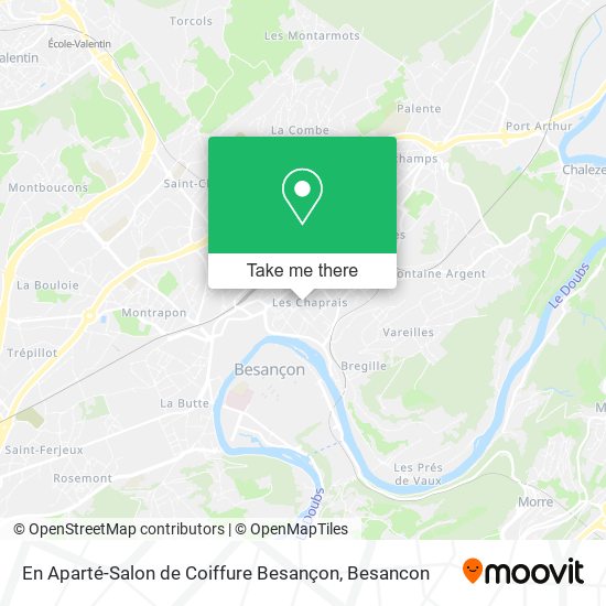 En Aparté-Salon de Coiffure Besançon map
