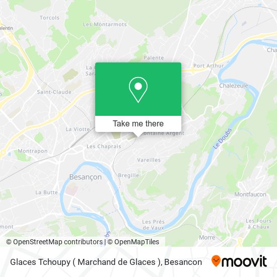 Mapa Glaces Tchoupy ( Marchand de Glaces )