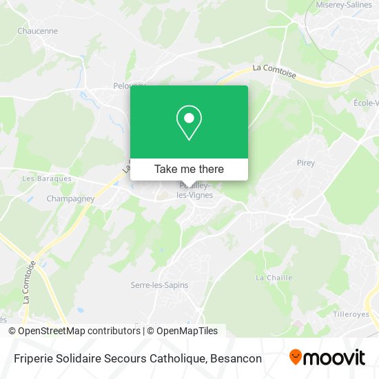 Friperie Solidaire Secours Catholique map