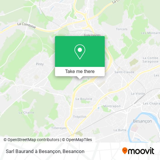 Sarl Baurand à Besançon map