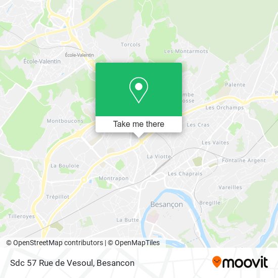 Sdc 57 Rue de Vesoul map