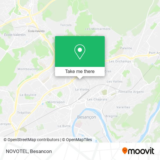 NOVOTEL map