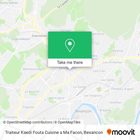 Traiteur Kaedi Fouta Cuisine a Ma Facon map