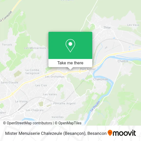 Mister Menuiserie Chalezeule (Besançon) map