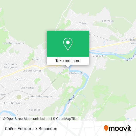 Chêne Entreprise map