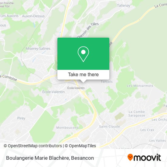 Boulangerie Marie Blachère map