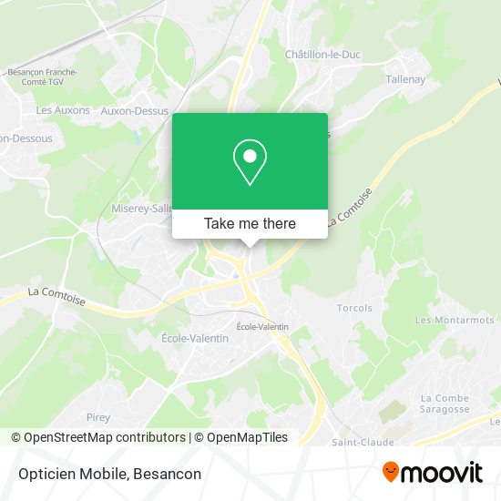 Mapa Opticien Mobile