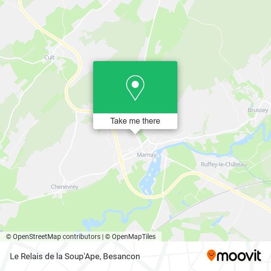 Le Relais de la Soup'Ape map