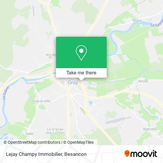 Lejay Champy Immobilier map
