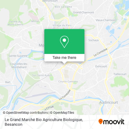 Le Grand Marché Bio Agriculture Biologique map