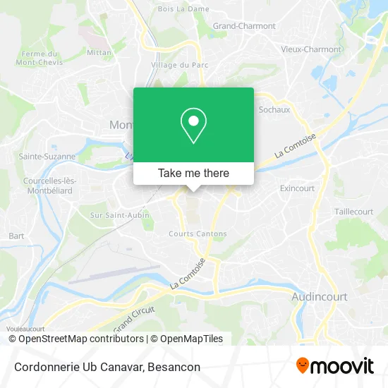 Cordonnerie Ub Canavar map