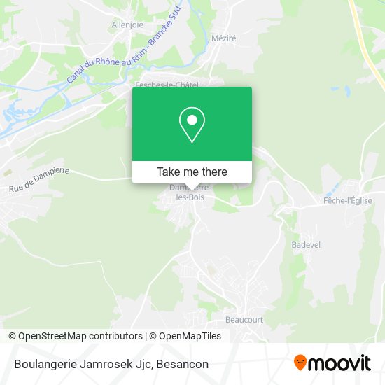 Boulangerie Jamrosek Jjc map