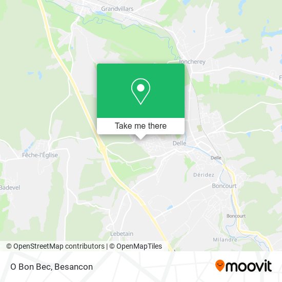 O Bon Bec map