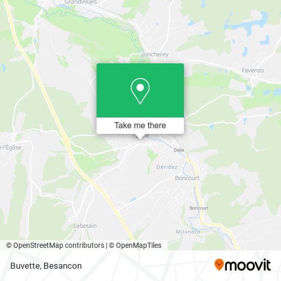 Buvette map