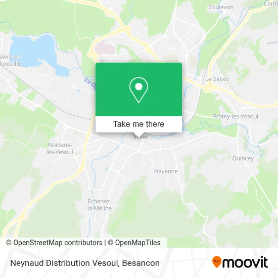 Neynaud Distribution Vesoul map