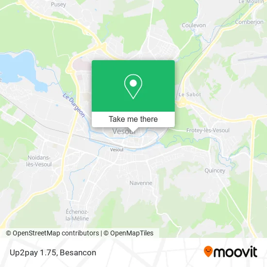 Up2pay 1.75 map