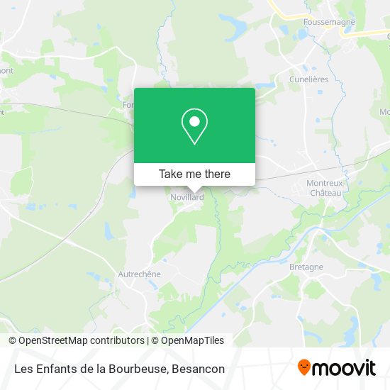Les Enfants de la Bourbeuse map