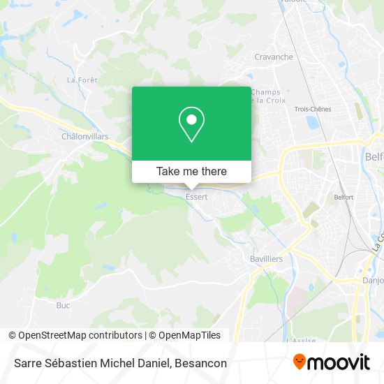 Sarre Sébastien Michel Daniel map