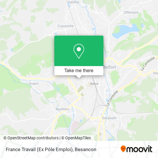 Mapa France Travail (Ex Pôle Emploi)