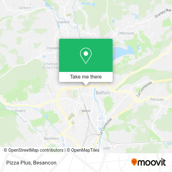 Pizza Plus map