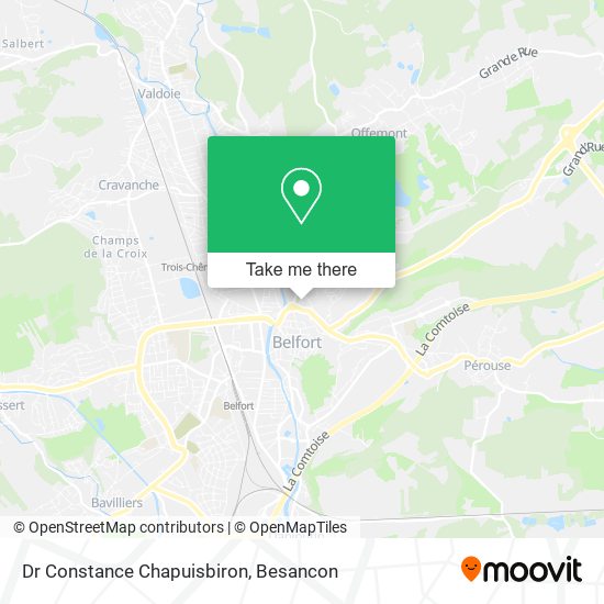 Dr Constance Chapuisbiron map