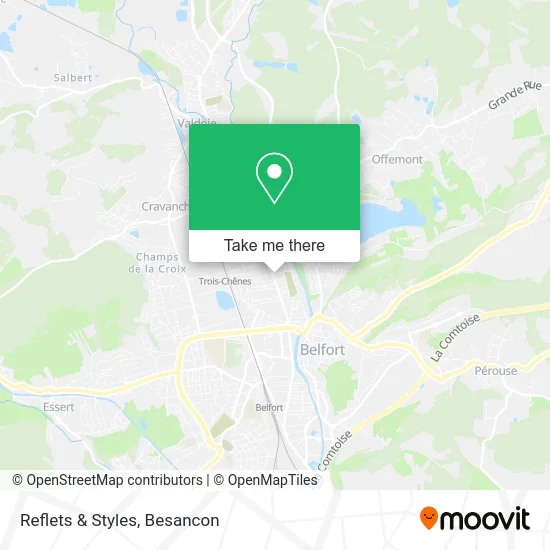 Reflets & Styles map