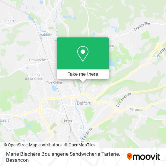 Marie Blachère Boulangerie Sandwicherie Tarterie map