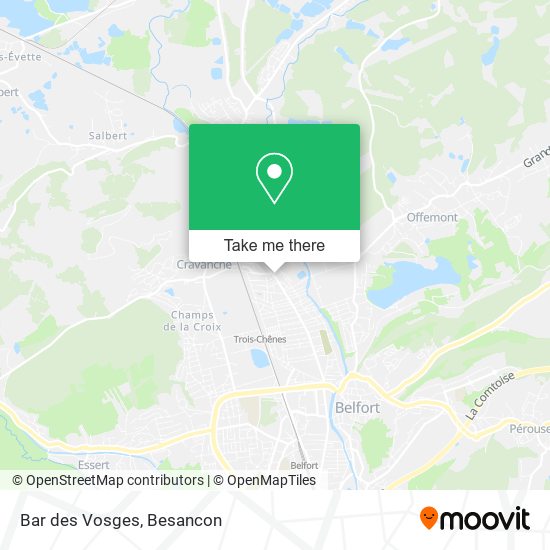 Mapa Bar des Vosges