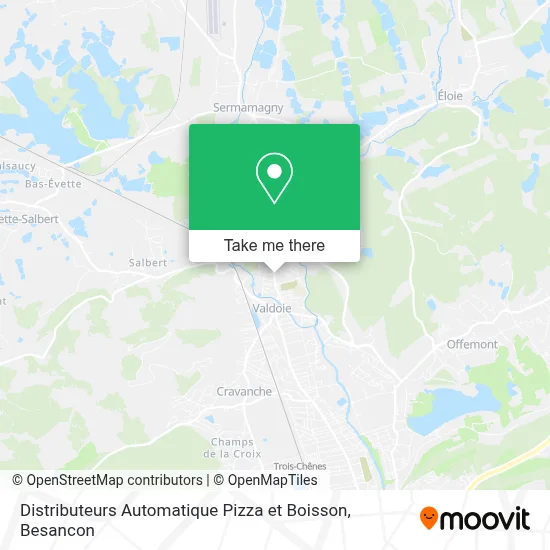 Distributeurs Automatique Pizza et Boisson map