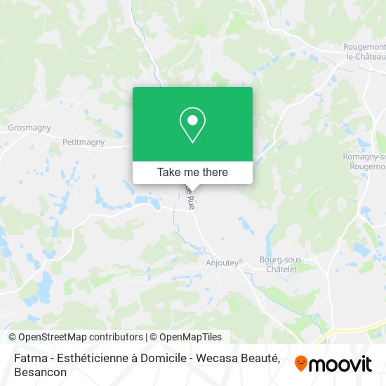 Fatma - Esthéticienne à Domicile - Wecasa Beauté map