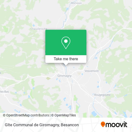 Gîte Communal de Giromagny map