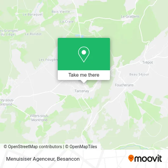 Menuisiser Agenceur map
