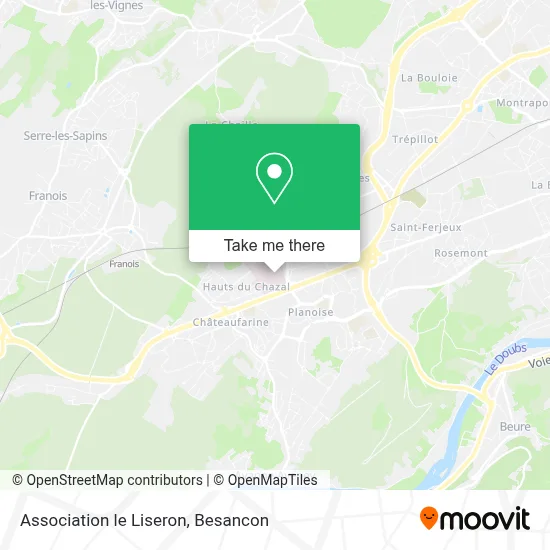Association le Liseron map