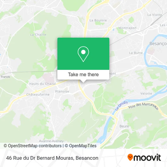 46 Rue du Dr Bernard Mouras map