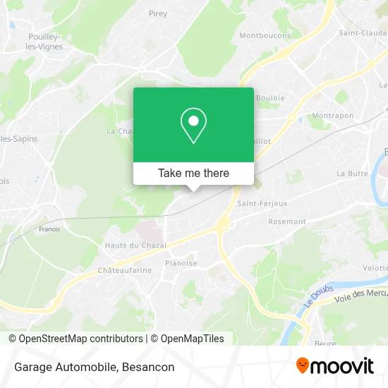 Garage Automobile map