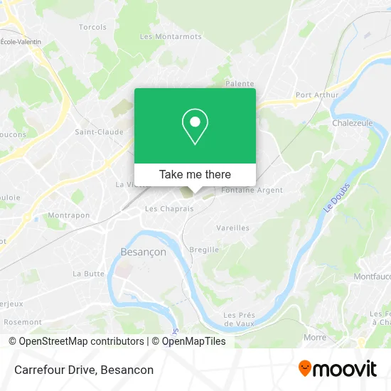 Carrefour Drive map