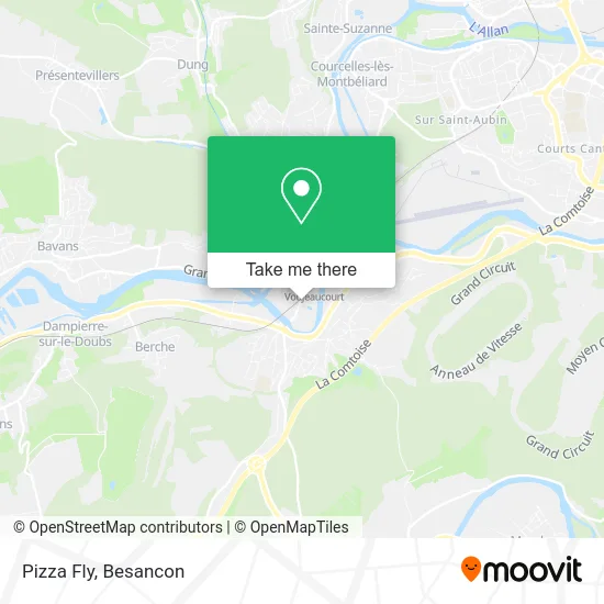 Pizza Fly map
