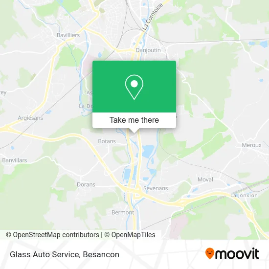 Glass Auto Service map