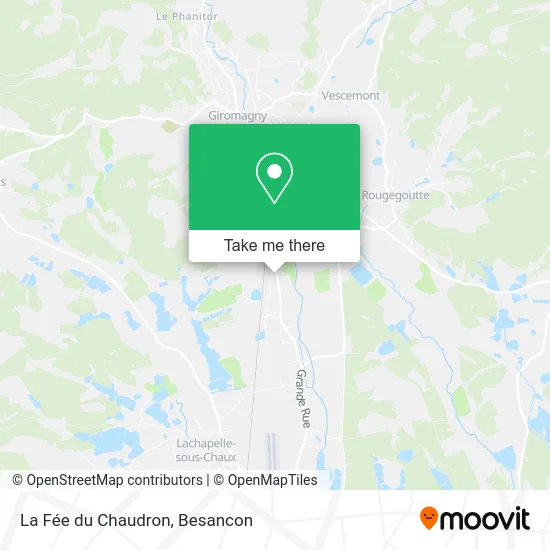 La Fée du Chaudron map