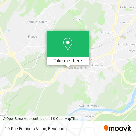 10 Rue François Villon map