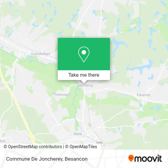 Commune De Joncherey map