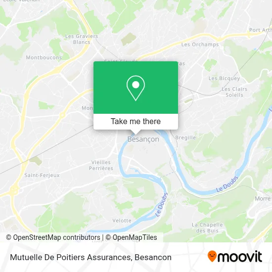 Mutuelle De Poitiers Assurances map