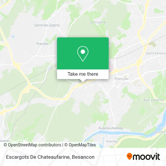 Escargots De Chateaufarine map