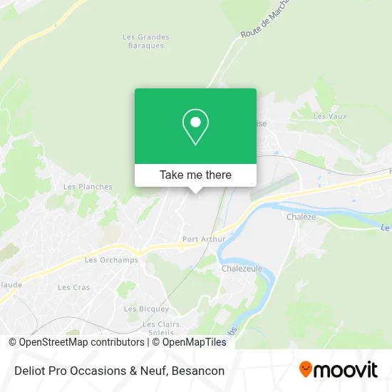 Deliot Pro Occasions & Neuf map