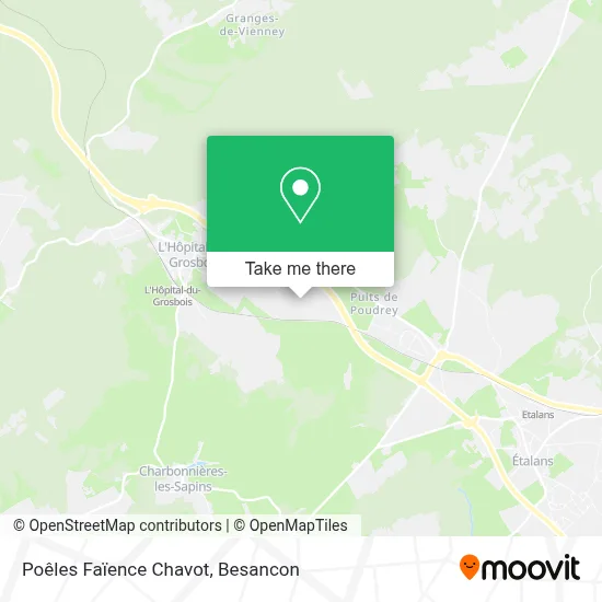 Poêles Faïence Chavot map