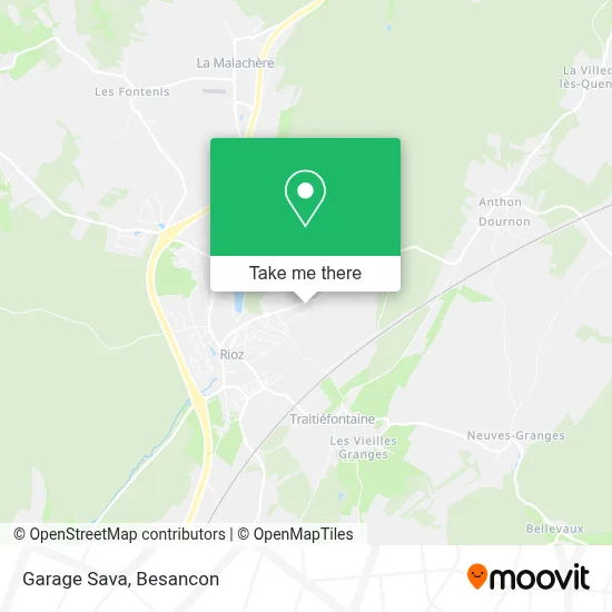 Garage Sava map