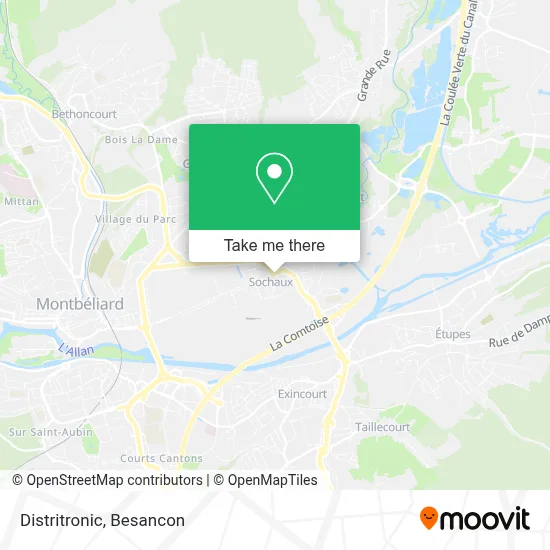 Distritronic map