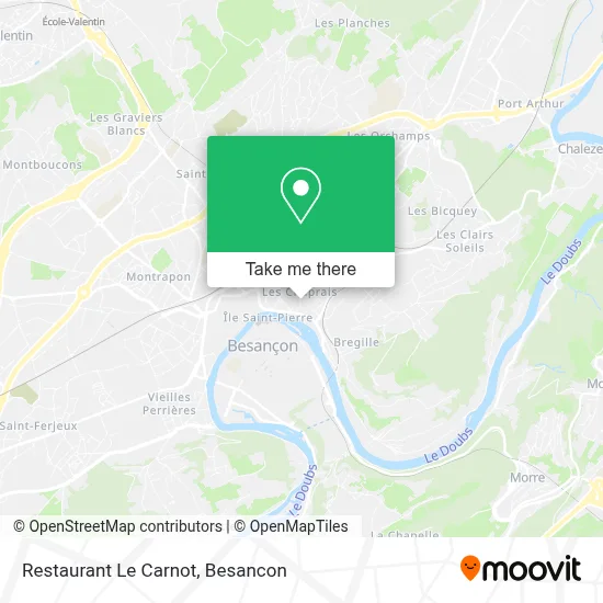 Restaurant Le Carnot map
