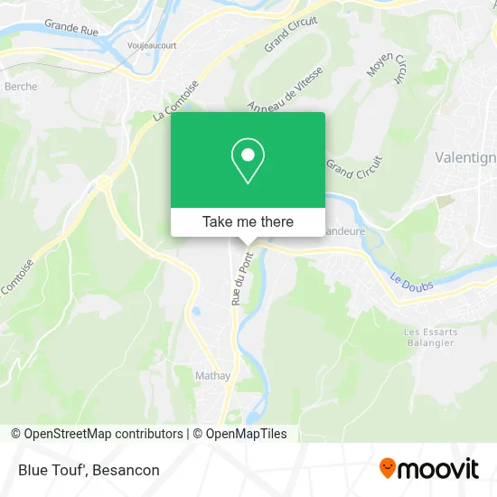 Blue Touf' map