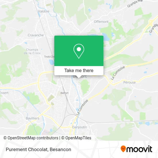 Purement Chocolat map